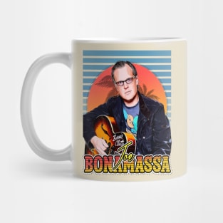 Retro Flyer Style Joe Bonamassa Fan Art Design Mug